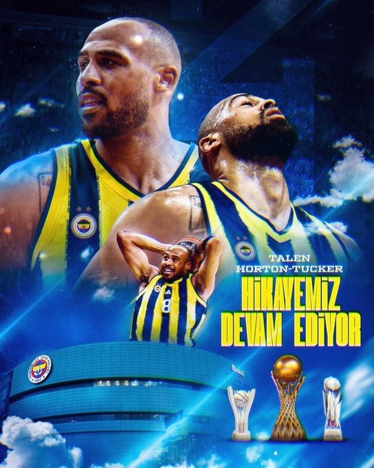 霍顿-塔克留守费内巴切,新赛季无缘重返NBA